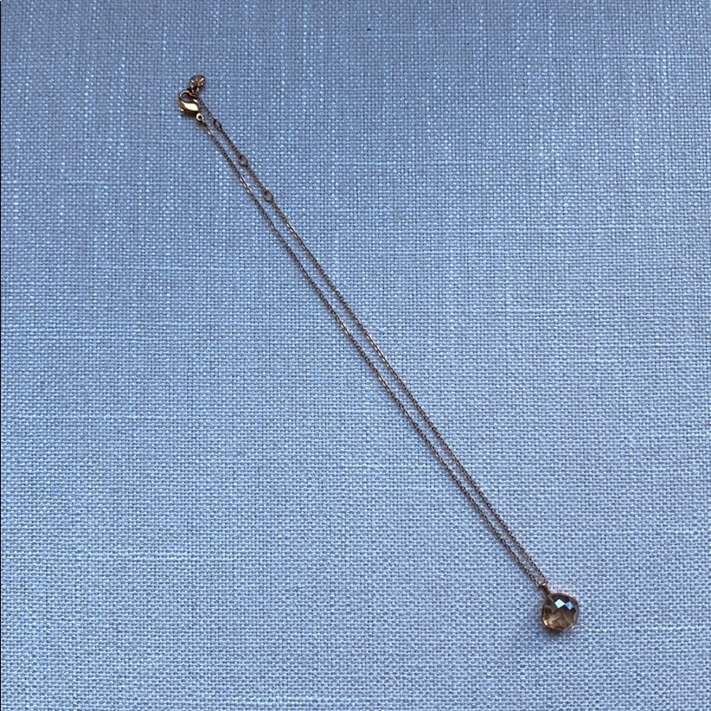 Swarovski Gold Stone Pendant